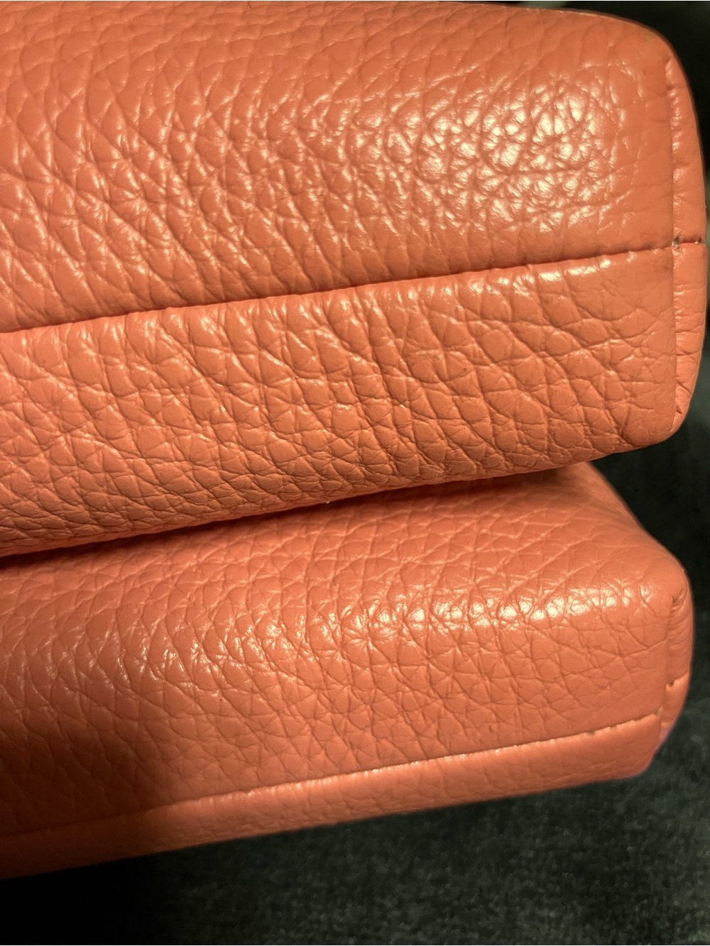 Coach Pebbled Leather Mia Crossbody Bag in Coral - Picture 7 of 15